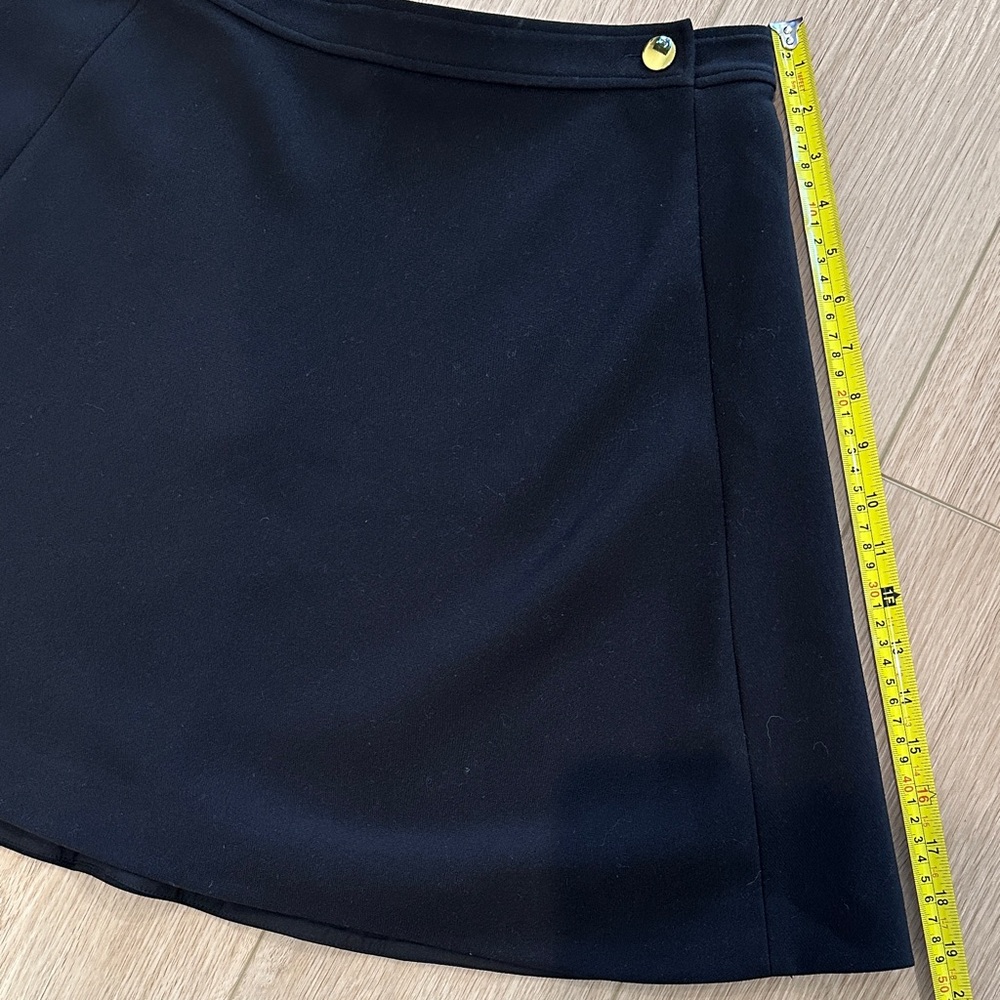 Kate Spade Black A-Line Skirt with Gold Accents - Picture 4 of 5